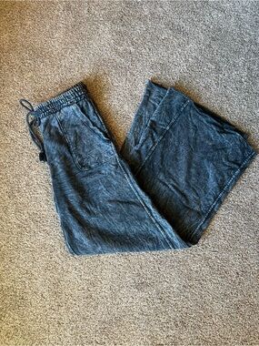 Three Bird Nest Wide Leg Women's Pants - Navy